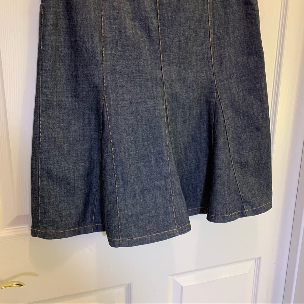 Harold’s NWOT Dark Dress Denim Skirt Size 6 - Picture 6 of 8